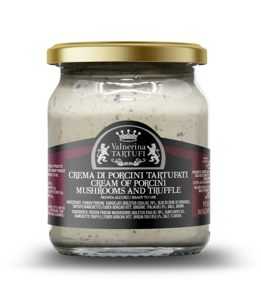 Porcini Mushroom Cream With Truffle Valnerina Tartufi A Noble Passion